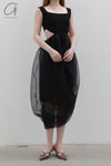 SWAYING/KNIT European Root Rotating Skirt SW23SS2L16 Black